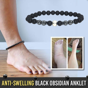 (Father's Day Promotion 50% OFF )Anti-Swelling Black Obsidian Anklet